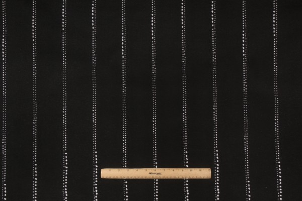 Premier Prints Carlo Printed Poly Outdoor Fabric in Black