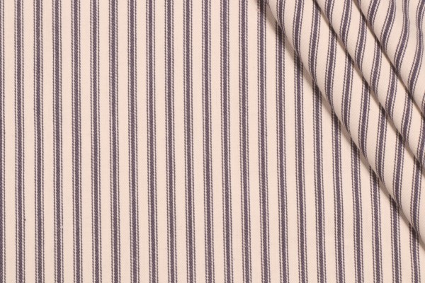 Click for 0.63 Yards Covington Woven Ticking Decorator Fabric in 55-Navy Covington Woven Ticking Decorator Fabric in 55-Navy