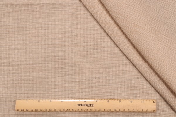Seaside Solid Woven Polyester Outdoor Fabric in Parchment