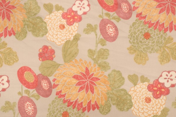 Thibaut Coco F93221 Printed Linen Drapery Fabric in Natural