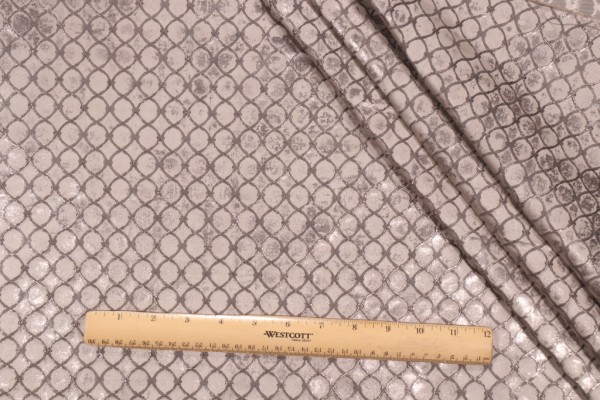 Covington Beadling Woven Decorator Fabric in 945-Gunmetal