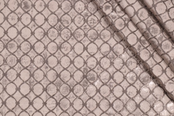 Covington Beadling Woven Decorator Fabric in 945-Gunmetal