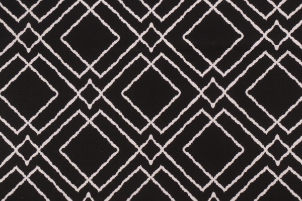 Covington Jacava Printed Cotton Drapery Fabric in 903-Chalkboard