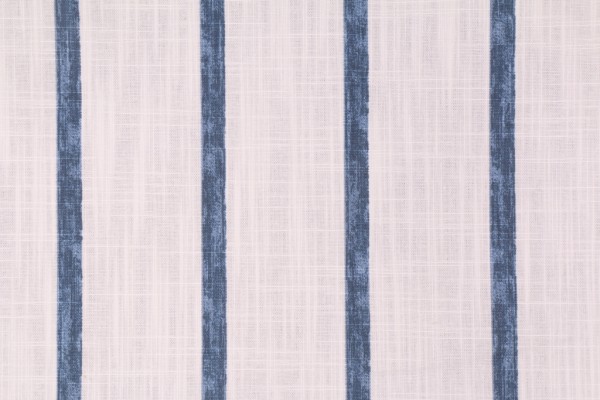Premier Prints Miles Printed Slub Cotton Canvas Drapery Fabric in Italian Denim