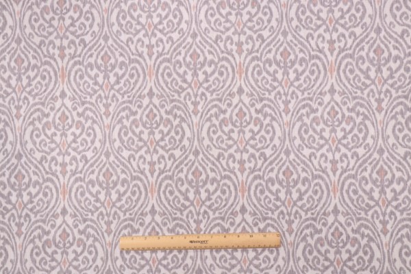 PK Lifestyles Sri Lanka Printed Cotton Drapery Fabric in Blush