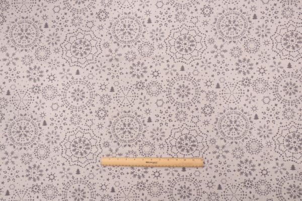 Stof France Bredle Printed Drapery Fabric in Gris