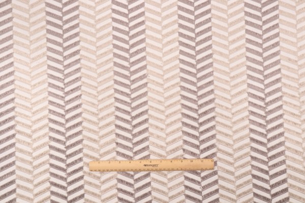 P Kaufmann Shortcuts Embroidered Drapery Fabric in Smoke