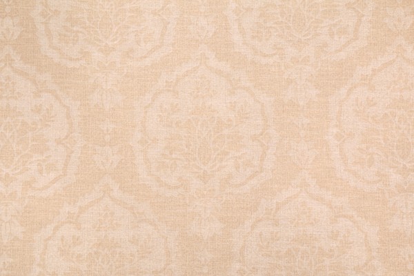 Thibaut Istanbul Damask F97150 Printed Cotton Drapery Fabric in Beige