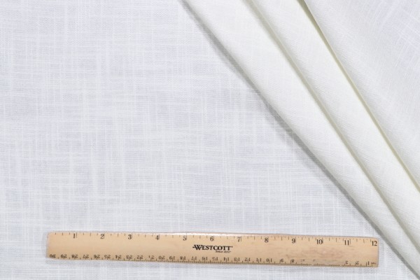 Slubbed Woven Decorator Fabric in Tusk