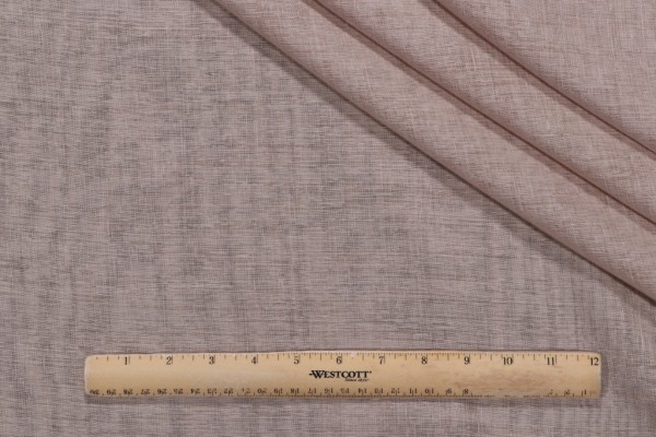 Pastoral Semi-Sheer Drapery Fabric in Linen