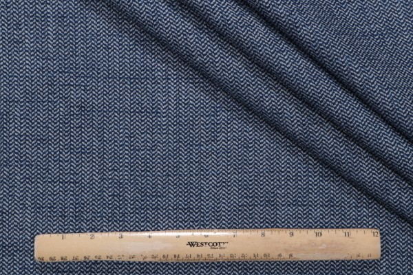 Click for 2.63 Yards Robles Woven Upholstery Fabric in Denim Robles Woven Upholstery Fabric in Denim