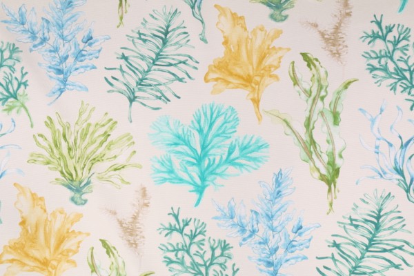 Mill Creek Jeju Printed Polyester Outdoor Fabric in Opal