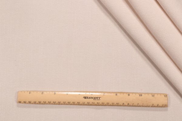 Crypton Solid High Performance Upholstery Fabric in Ivory