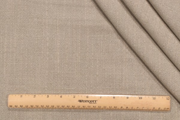 Click for 1.5 Yards Solid Woven Decorator Fabric in Putty Solid Woven Decorator Fabric in Putty