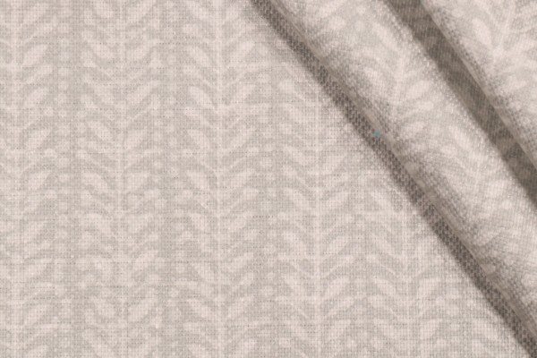 PK Lifestyles Kumo Branch Performance Plus Printed Polyester Drapery Fabric in Pewter