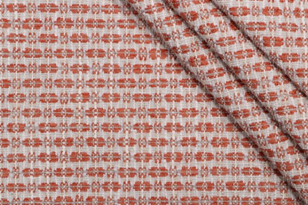 Click for 1.75 Yards TFA Woodwork Woven Latex-Backed Upholstery Fabric in Tangerine TFA Woodwork Woven Latex-Backed Upholstery Fabric in Tangerine
