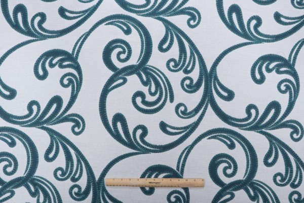 Sunbrella Ovation Woven Solution Dyed Acrylic Outdoor Fabric in Lagoon