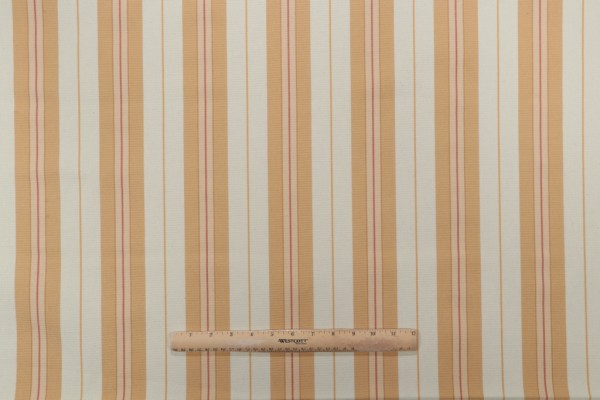 Click for 3.25 Yards Stripe Woven Decorator Fabric in Sunshine Stripe Woven Decorator Fabric in Sunshine