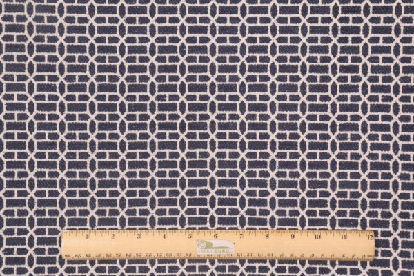 M9712 Polyester Chenille Upholstery Fabric in Lapis