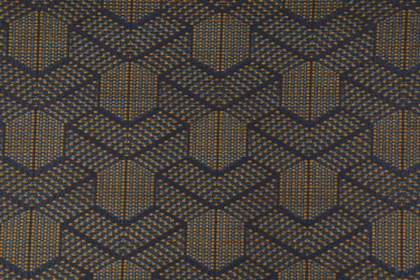 Robert Allen Carlo Geo Woven Chenille Upholstery Fabric in Admiral