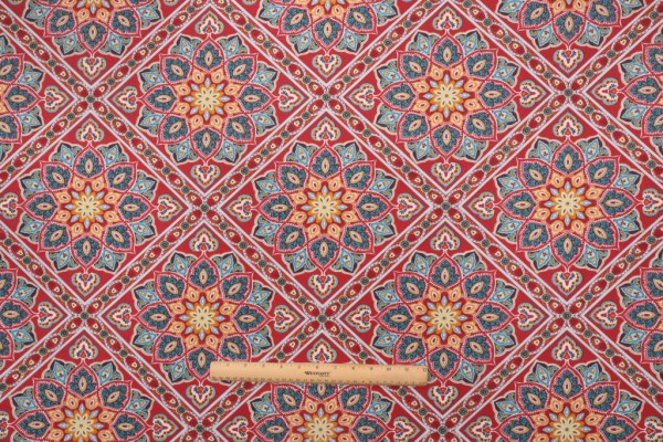 Click for 1.63 Yards Richloom Medlo Printed Polyester Outdoor Fabric in Sonoma Richloom Medlo Printed Polyester Outdoor Fabric in Sonoma