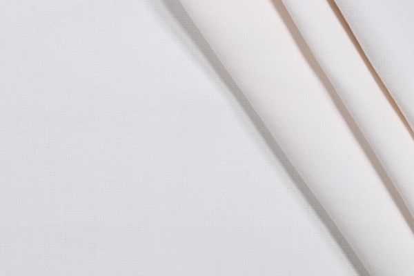 Textured Solid Woven Upholstery Fabric in Snow