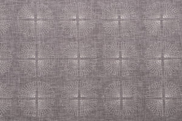 Studio NYC Array Embroidered Drapery Fabric in Smoke