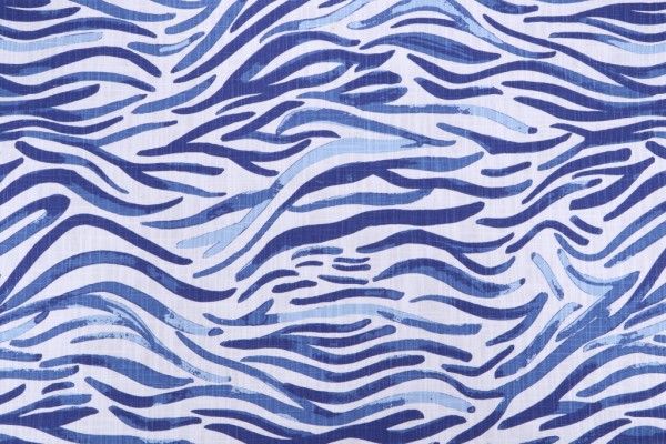 Premier Prints Babur-Slub Canvas Printed Cotton Drapery Fabric in Commodore Blue