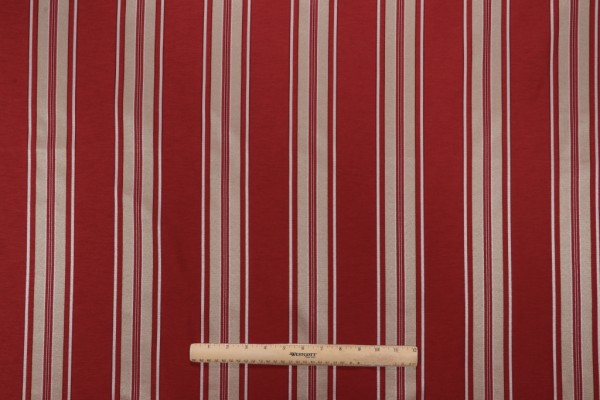Richloom Gregory Woven Decorator Fabric in Rouge