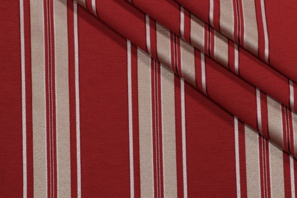 Richloom Gregory Woven Decorator Fabric in Rouge