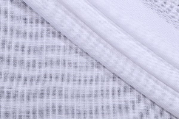 PK Lifestyles Bria Semi-Sheer Drapery Fabric in White