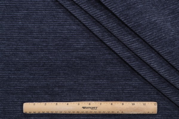 Crypton Minetta High Performance Woven Chenille Upholstery Fabric in Denim