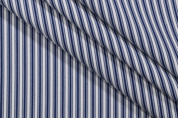 Bella Dura Home Tic High UV Polyester Woven Outdoor Fabric in Royalty Blue