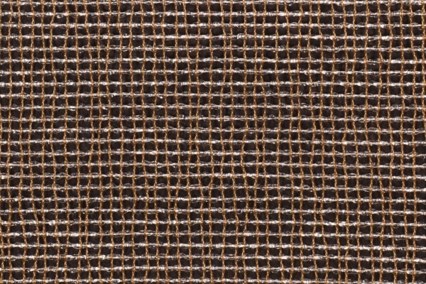 Lattice Woven Vinyl Mesh Netting Outdoor Fabric in Gold