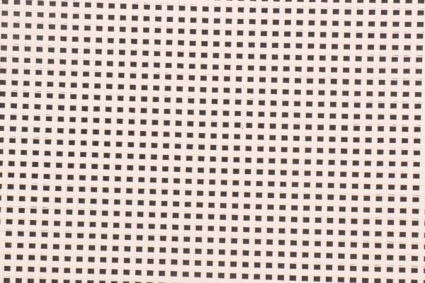 Wicker Woven Vinyl Mesh Sling Chair Outdoor Fabric in White