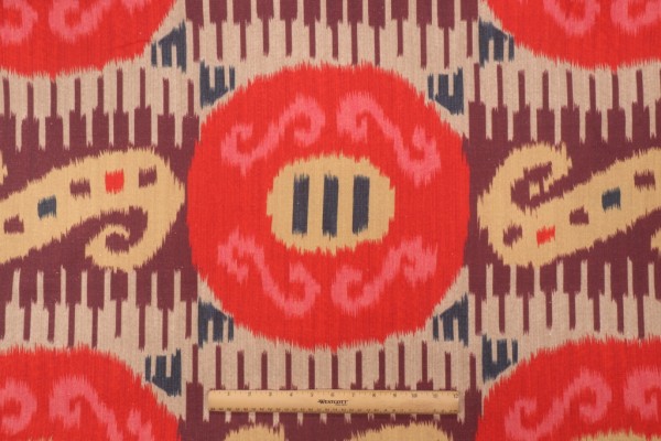 P Kaufmann Byzantium Ikat Printed Cotton Drapery Fabric in Document
