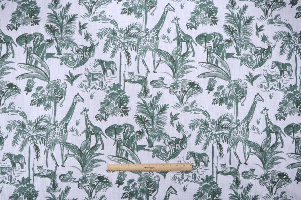 Click for 2.75 Yards Premier Prints Meru-Slub Canvas Printed Cotton Drapery Fabric in Fairway Premier Prints Meru-Slub Canvas Printed Cotton Drapery Fabric in Fairway