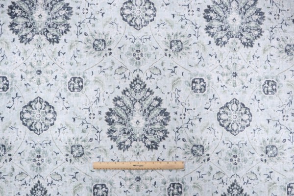 P Kaufmann Shanaya Printed Chenille Decorator Fabric in Sea Breeze