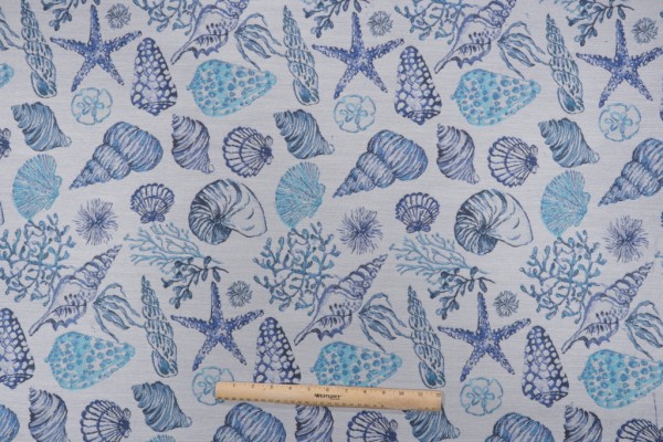 Golding What The Shell Woven Polyester Outdoor Fabric in Denim