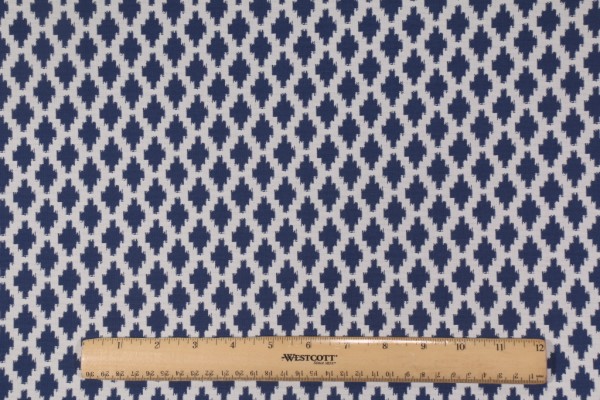 Covington Bach Woven Polypropylene Outdoor Fabric in 557 Dark Denim