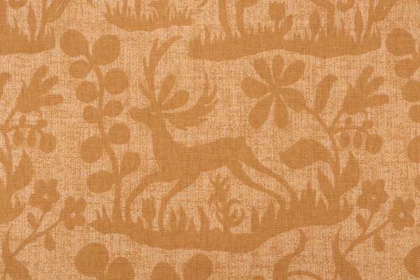 Click for 4.38 Yards Thibaut Chestnut F96330 Printed Linen Blend Drapery Fabric in Gold Thibaut Chestnut F96330 Printed Linen Blend Drapery Fabric in Gold