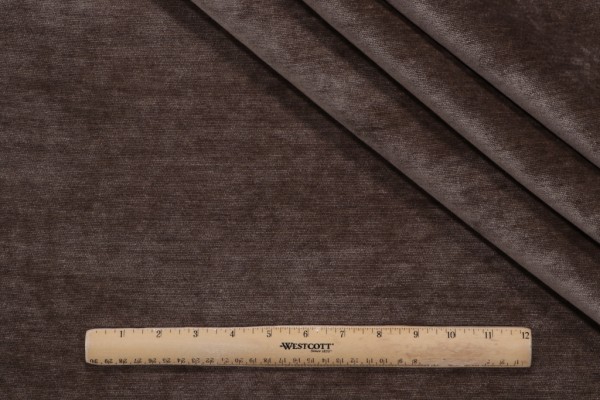 Fratelli Woven Chenille Upholstery Fabric in Granite
