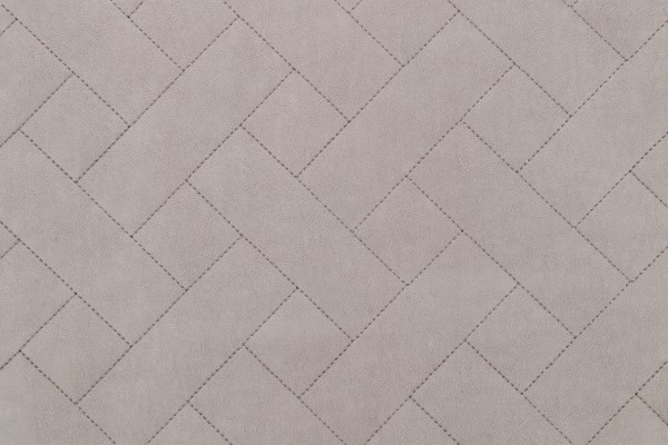 Mill Creek Baltimore-Parquet Quilted Vinyl Upholstery Fabric in Cream