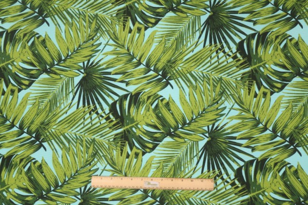 Tropica Printed Poly Outdoor Fabric in Aruba