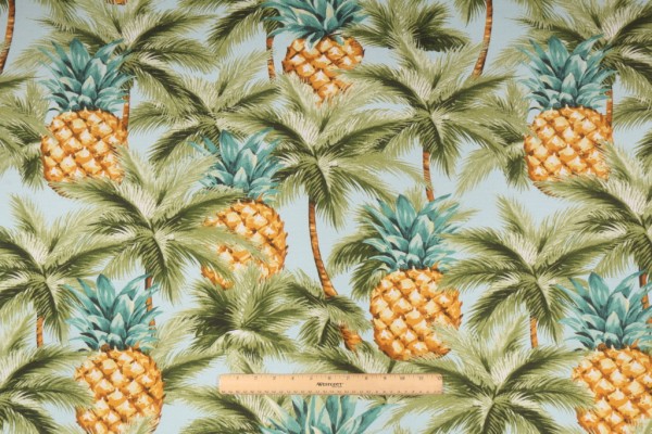 Richloom Luau Printed Polyester Outdoor Fabric in Palmetto