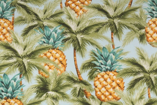 Richloom Luau Printed Polyester Outdoor Fabric in Palmetto