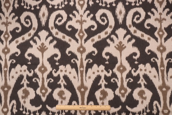 Lacefield Casbah-Heavy Basket Printed Cotton Blend Drapery Fabric in Mink