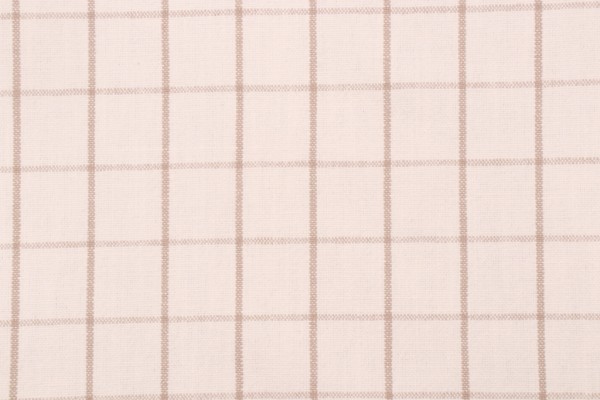 PK Lifestyles Weston Grid Woven Upholstery Fabric in Birch