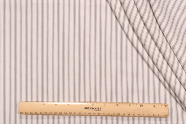 Covington New Woven Ticking Woven Cotton Decorator Fabric in 95-Dolphin