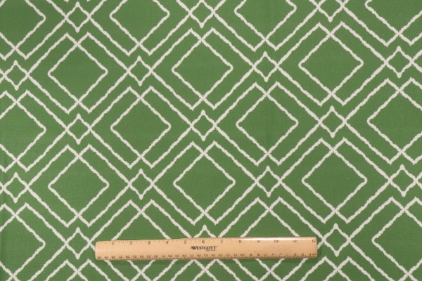 Covington Jacava Printed Cotton Drapery Fabric in 282-Lime